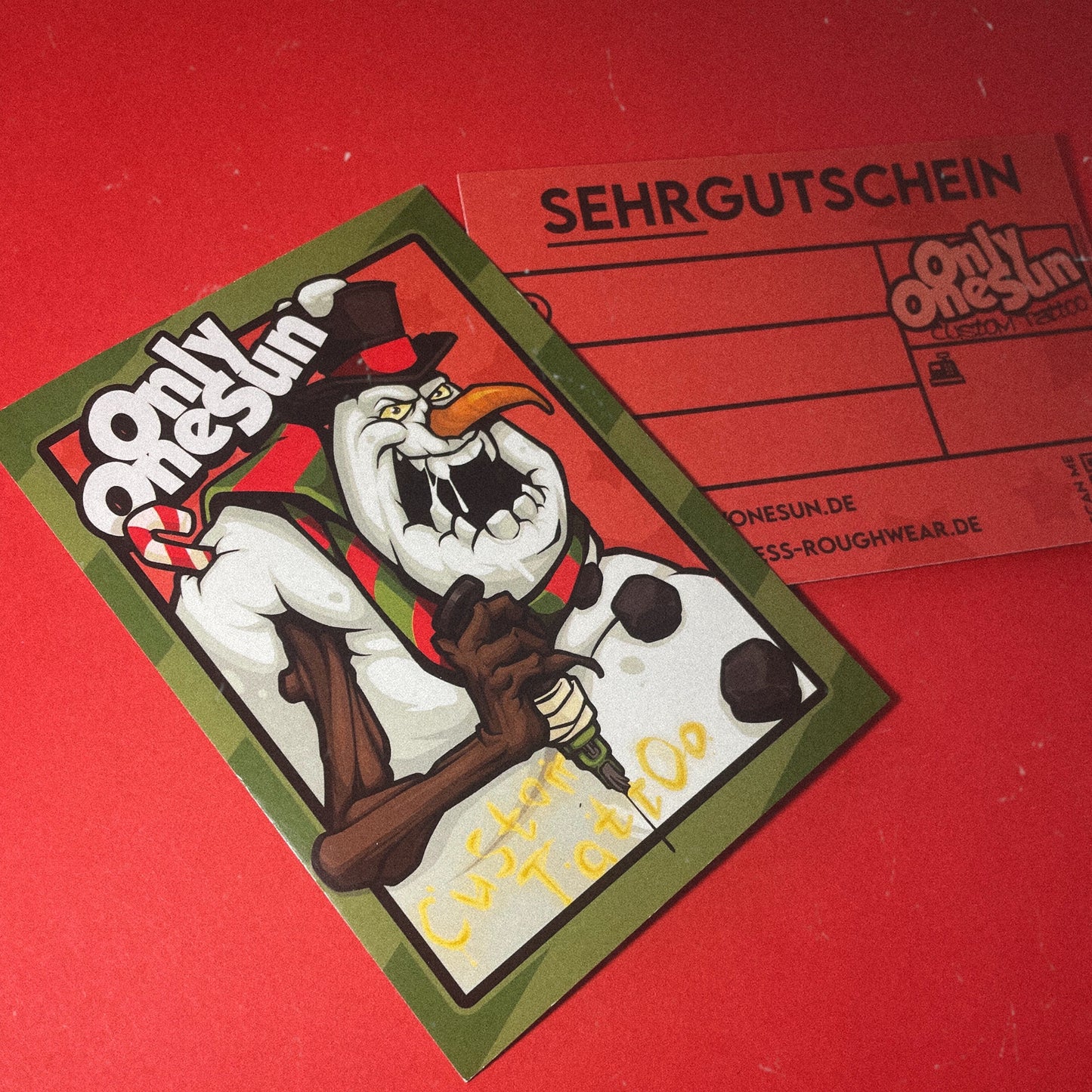 Gutschein OnlyOneSun Tattoo