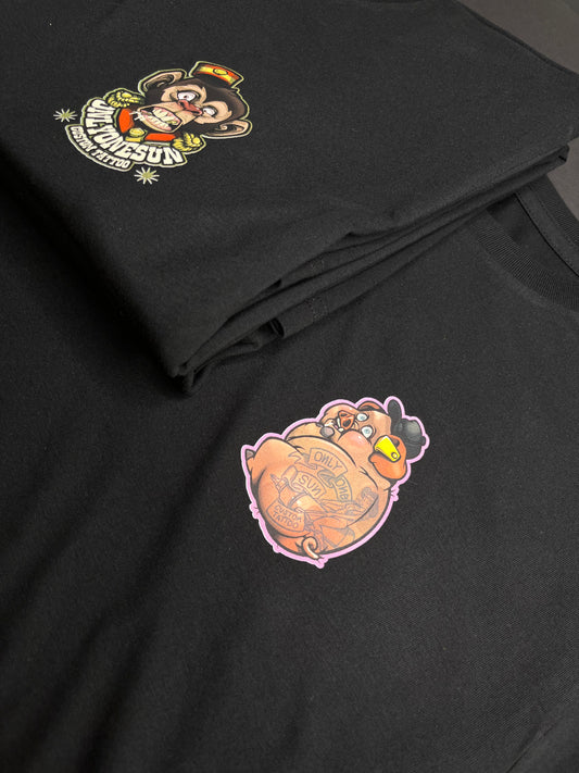 T-Shirt OnlyOneSun Monkey/Pig