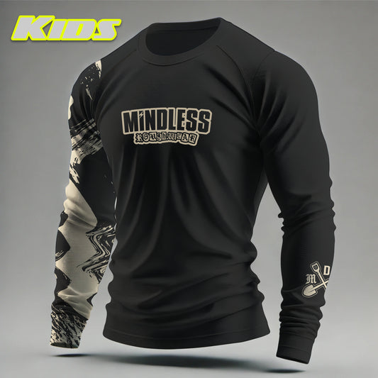 Kids Multisport MTB Jersey Dark