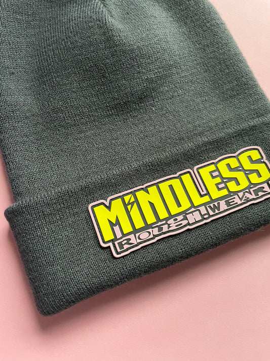 Mindless Beanie Stone/Salmon